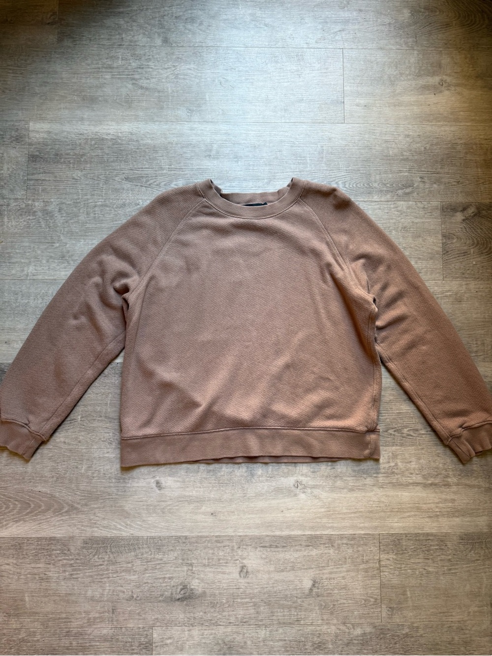 Jenni Kayne Saturday Sweatshirt in Taupe Size L Long Sleeves Pullover